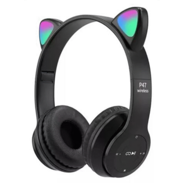 Headset Lehmox Lef-1058 Sem Fio - Orelha de Gato