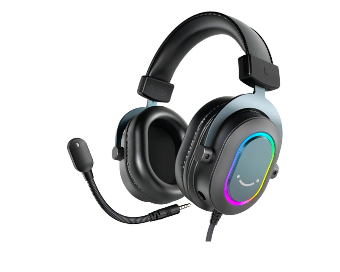 Headset Gamer Fifine H6 Rgb Usb 7.1 Drivers De 50mm Black